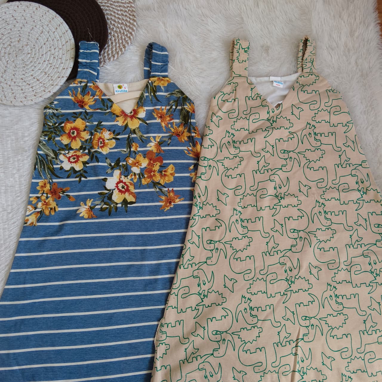 Summer Sleeveless Frock combo CF01