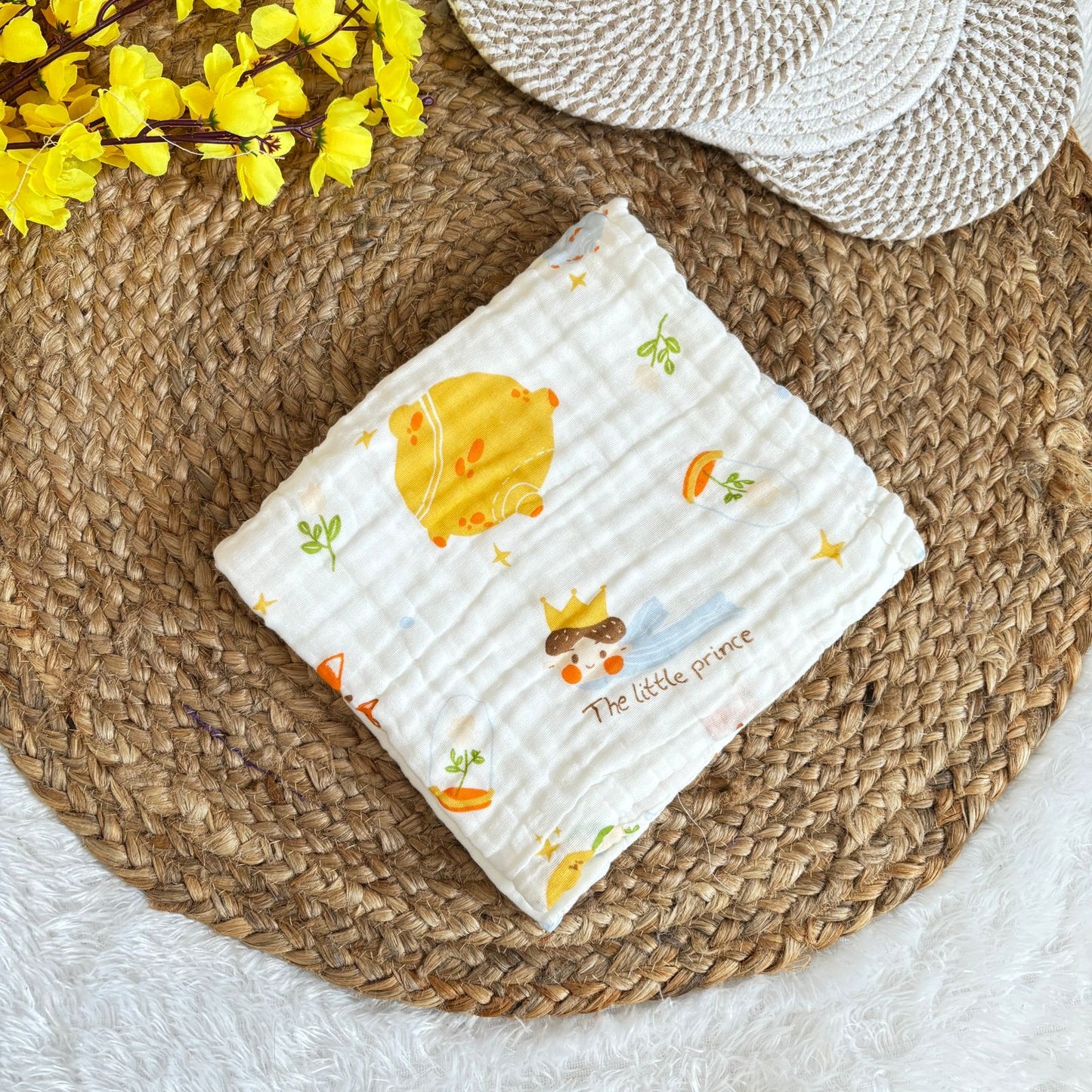 Muslin Crinkled 6 Layer Bath Towel MN01