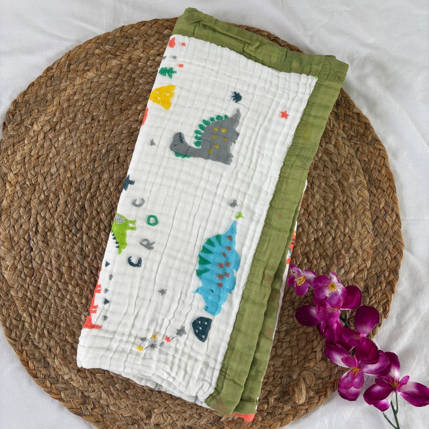 Crinkled Muslin 6 layer Blanket MN01