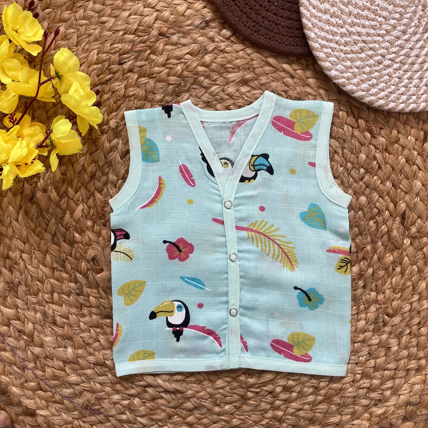 Muslin Button jablas MN01