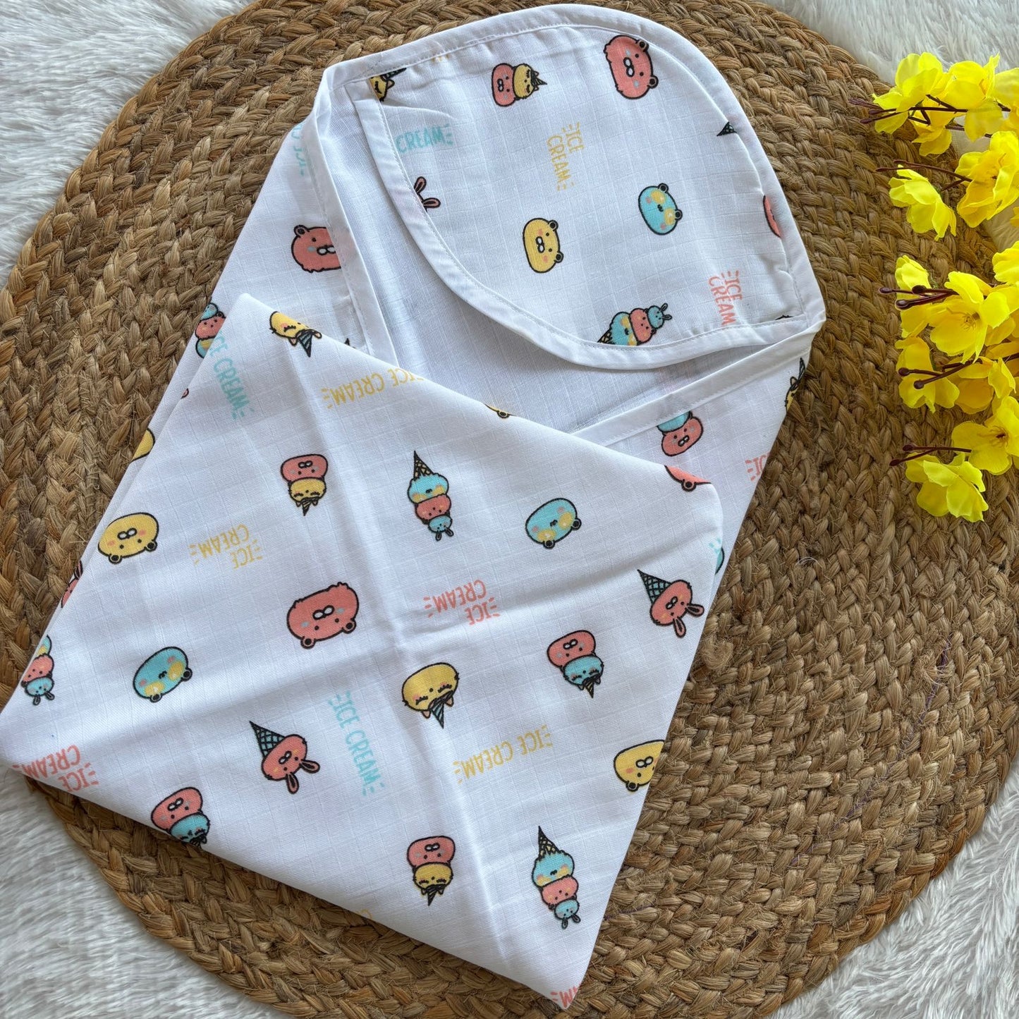 Baby muslin premium cap towel MN01