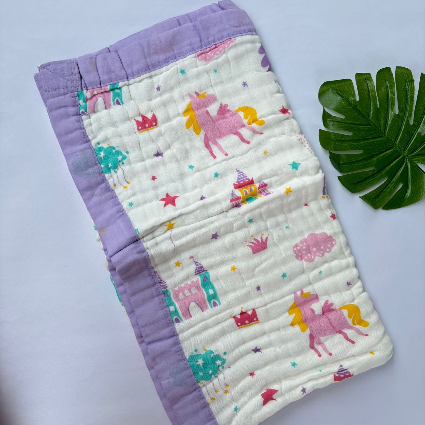Crinkled Muslin 6 layer Blanket MN01