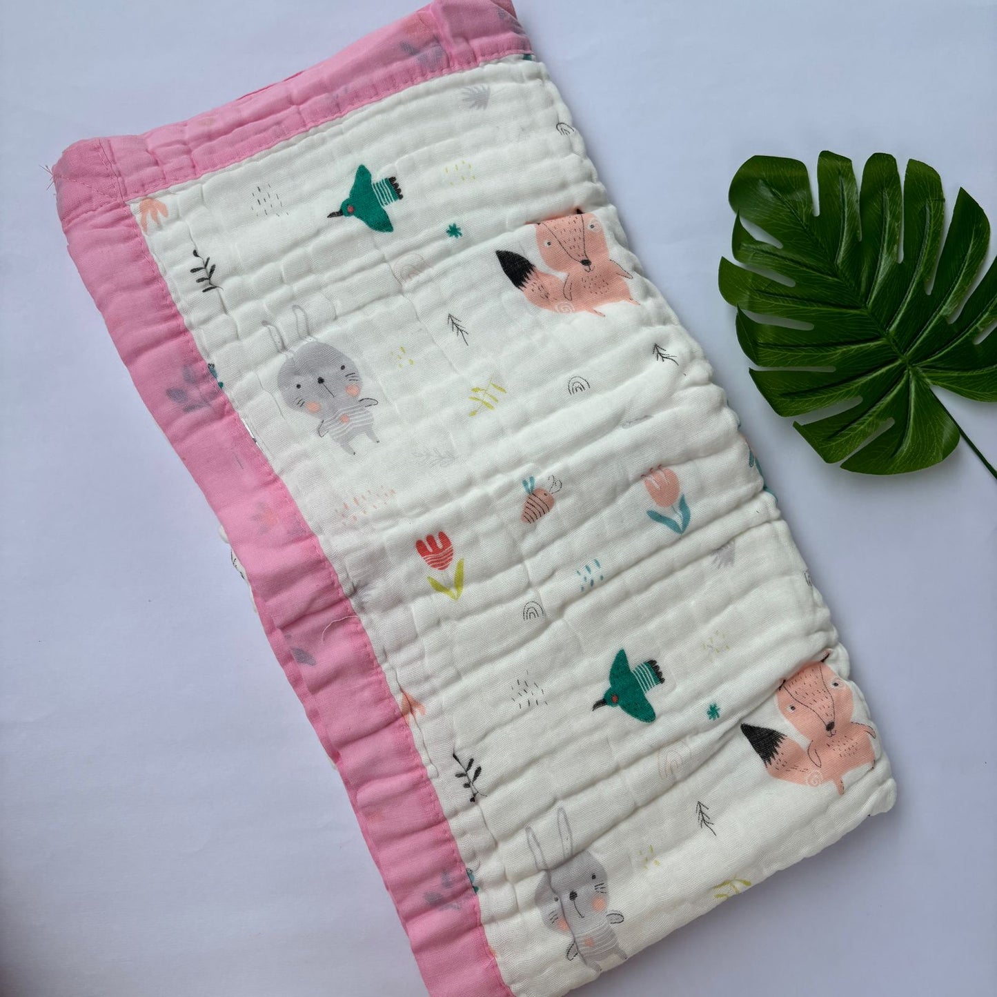 Crinkled Muslin 6 layer Blanket MN01