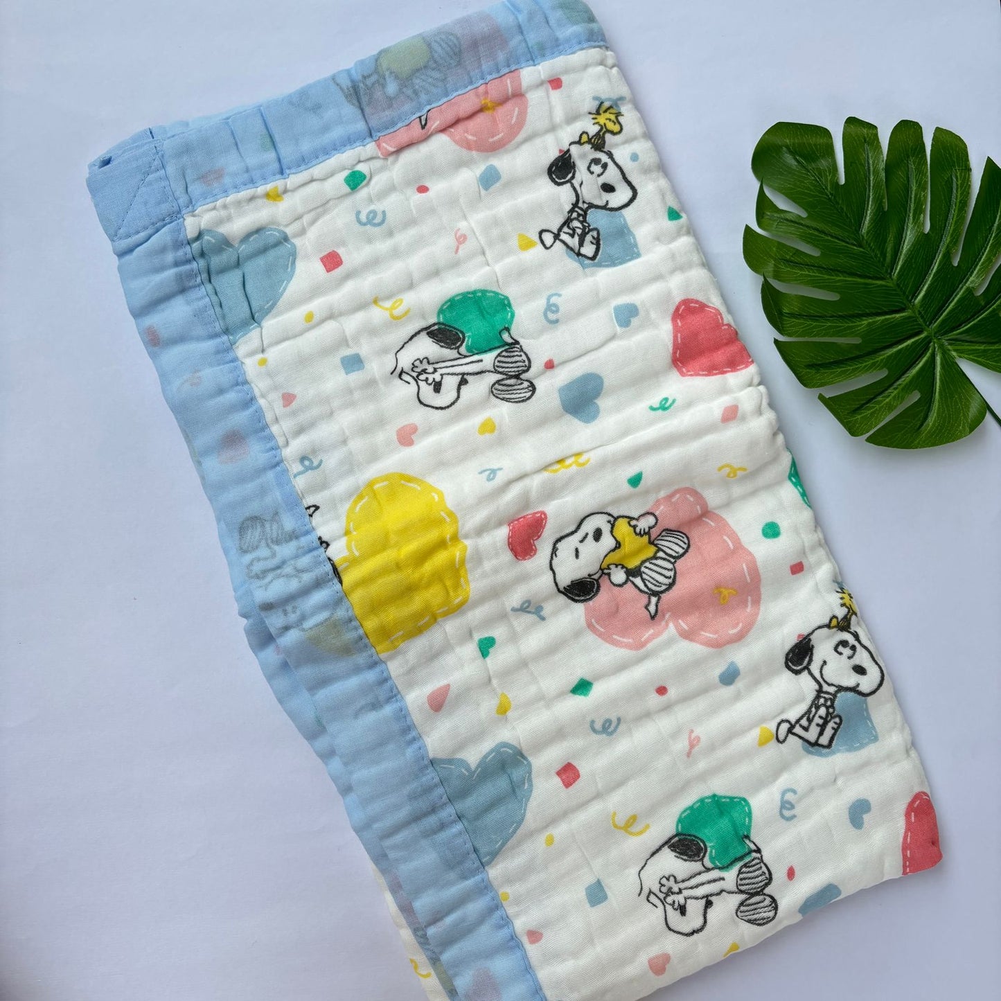 Crinkled Muslin 6 layer Blanket MN01