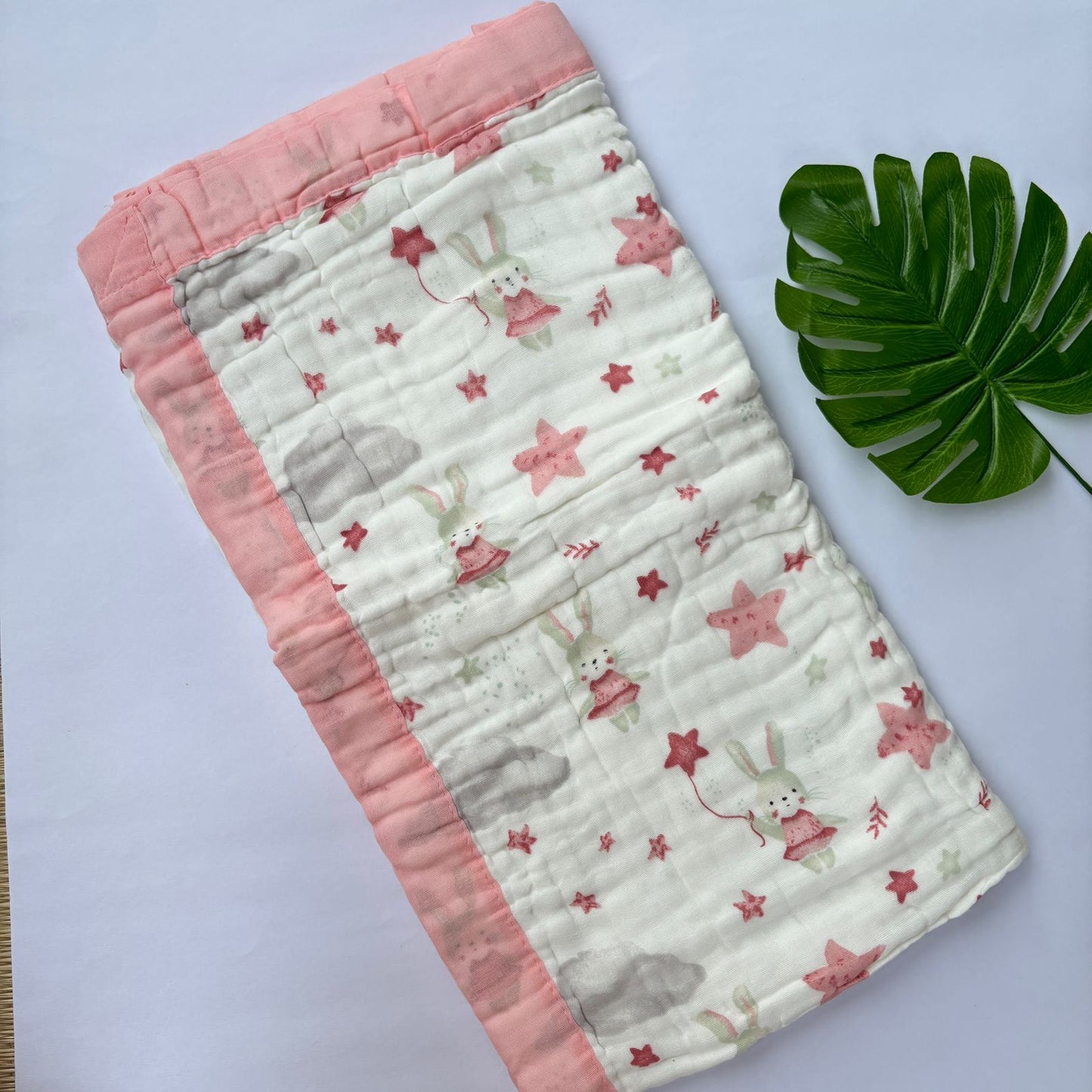 Crinkled Muslin 6 layer Blanket MN01