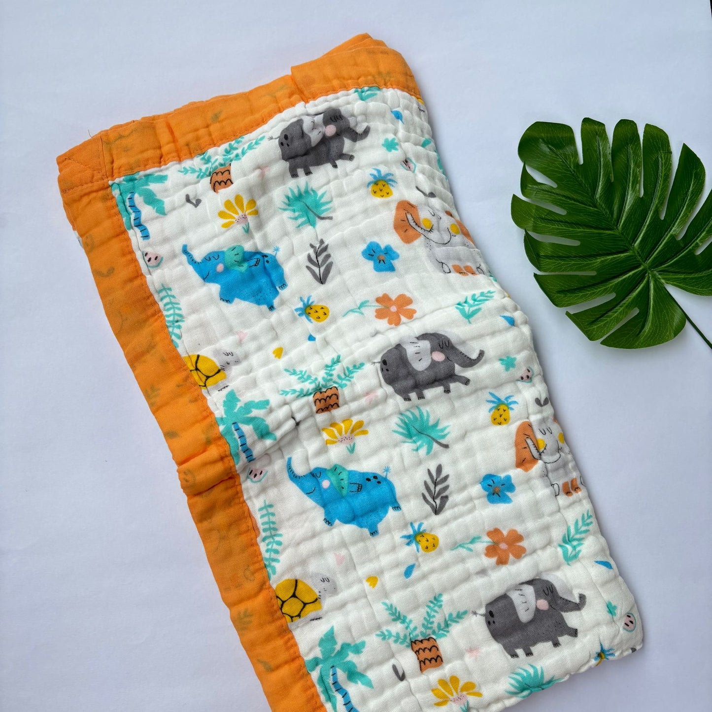 Crinkled Muslin 6 layer Blanket MN01