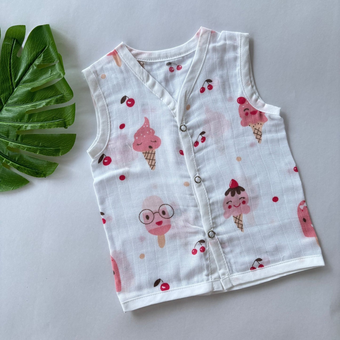 Muslin Button jablas MN01