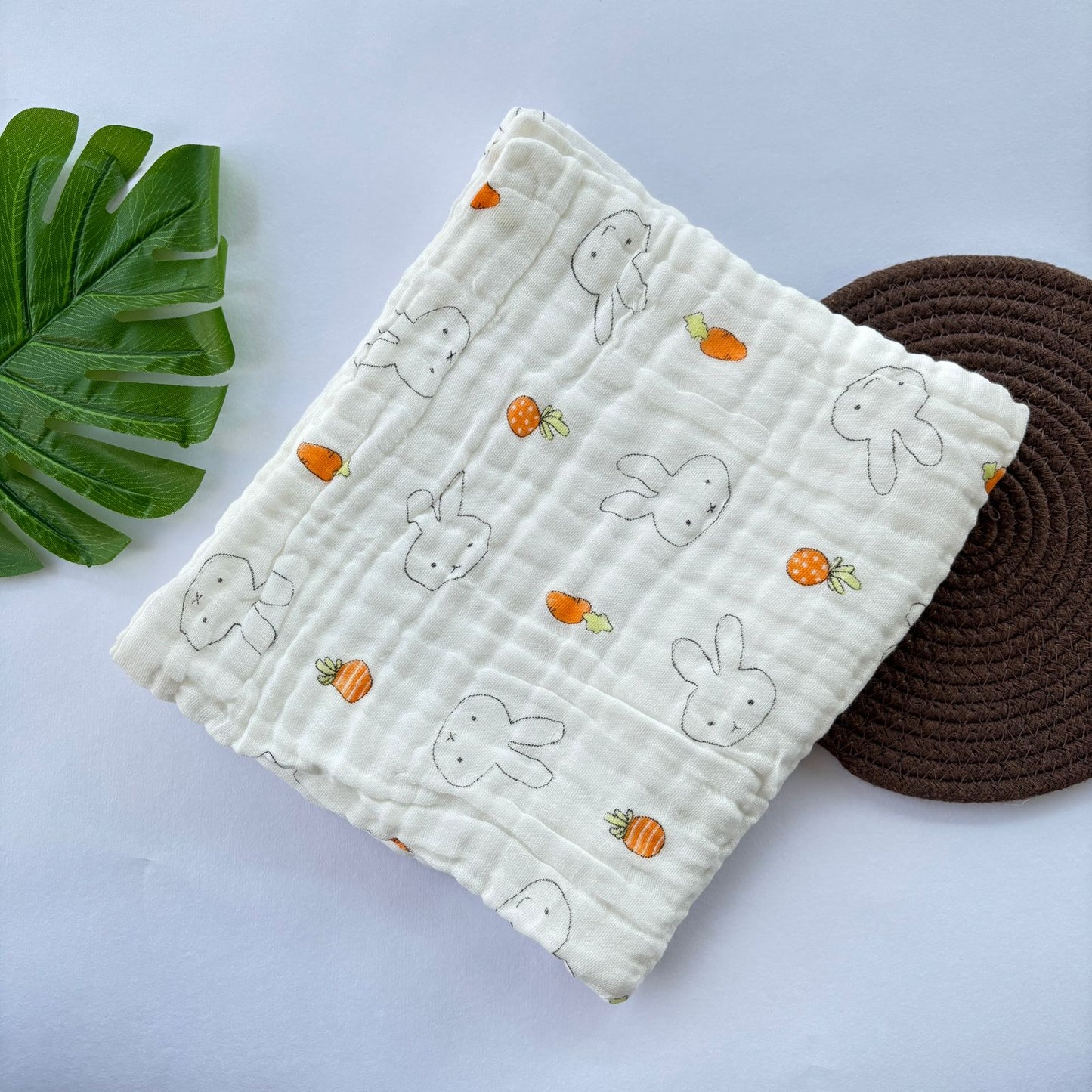 Muslin Crinkled 6 Layer Bath Towel MN01