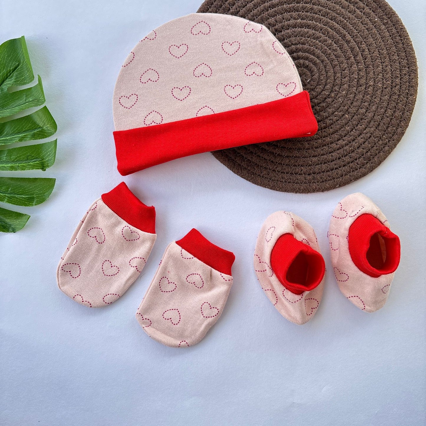 Cap Mitten and Booties Set MN01