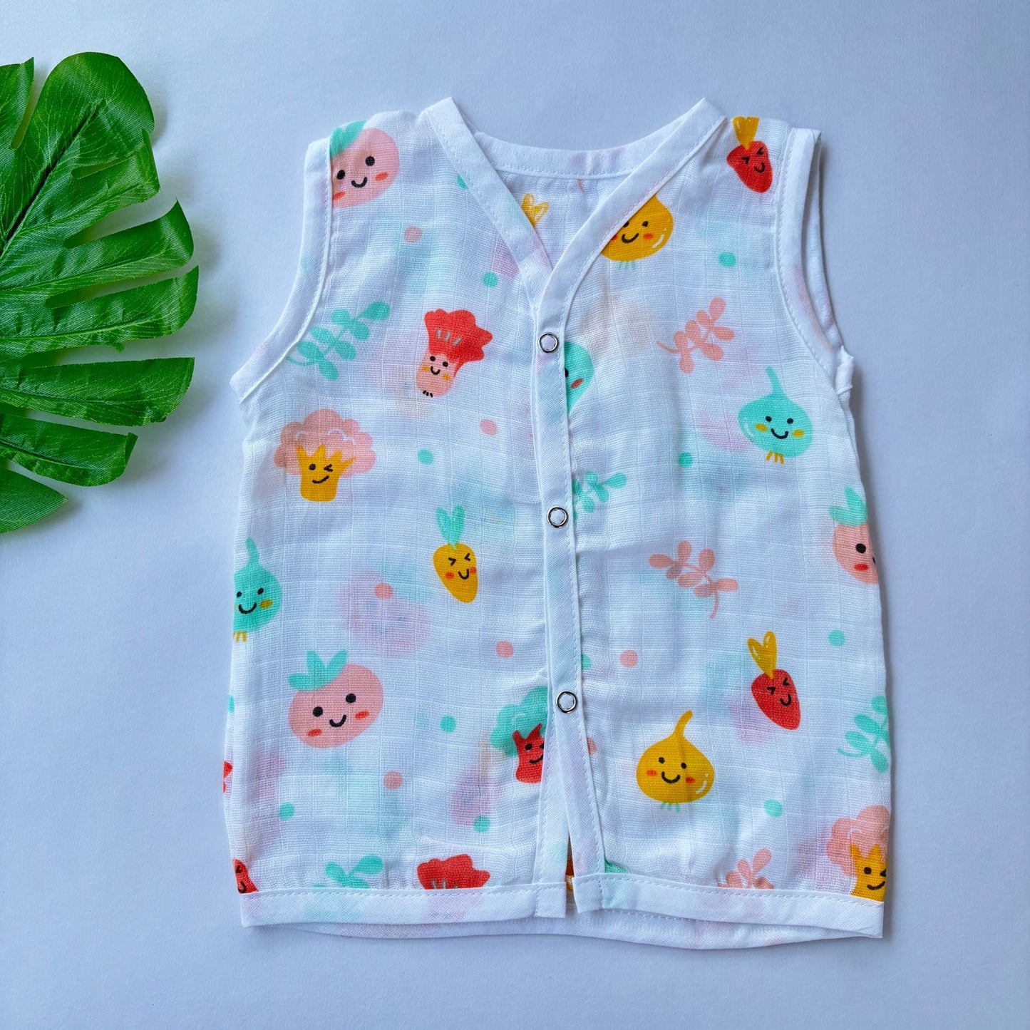 Muslin Button jablas MN01