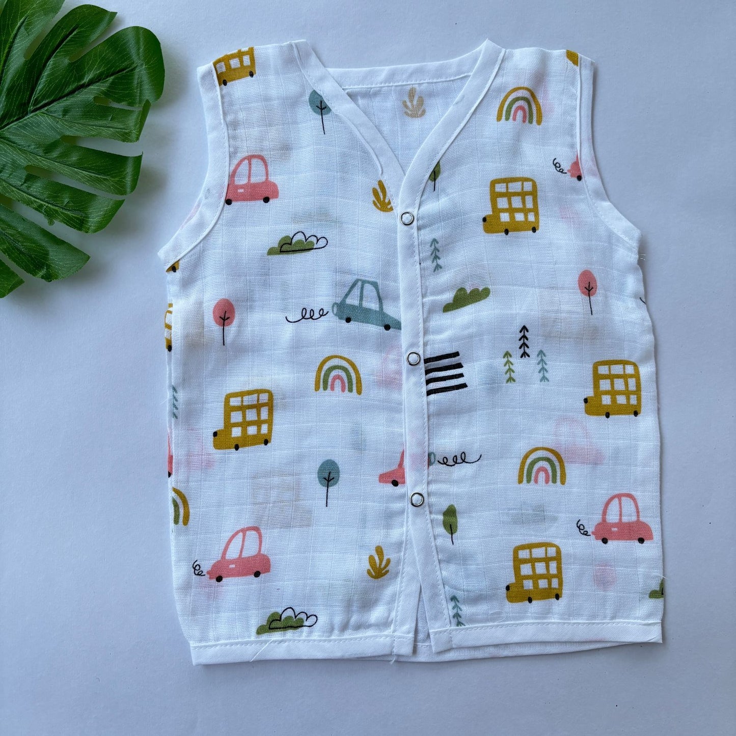 Muslin Button jablas MN01