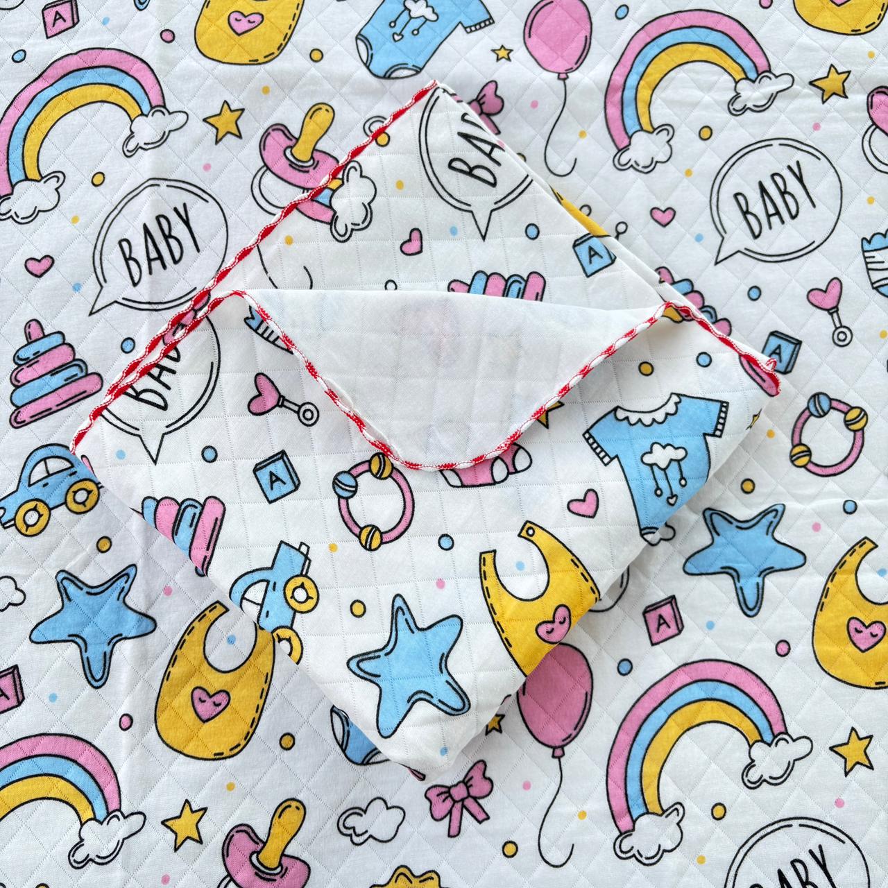 2 layer Muslin Receiving Blanket / Swaddle