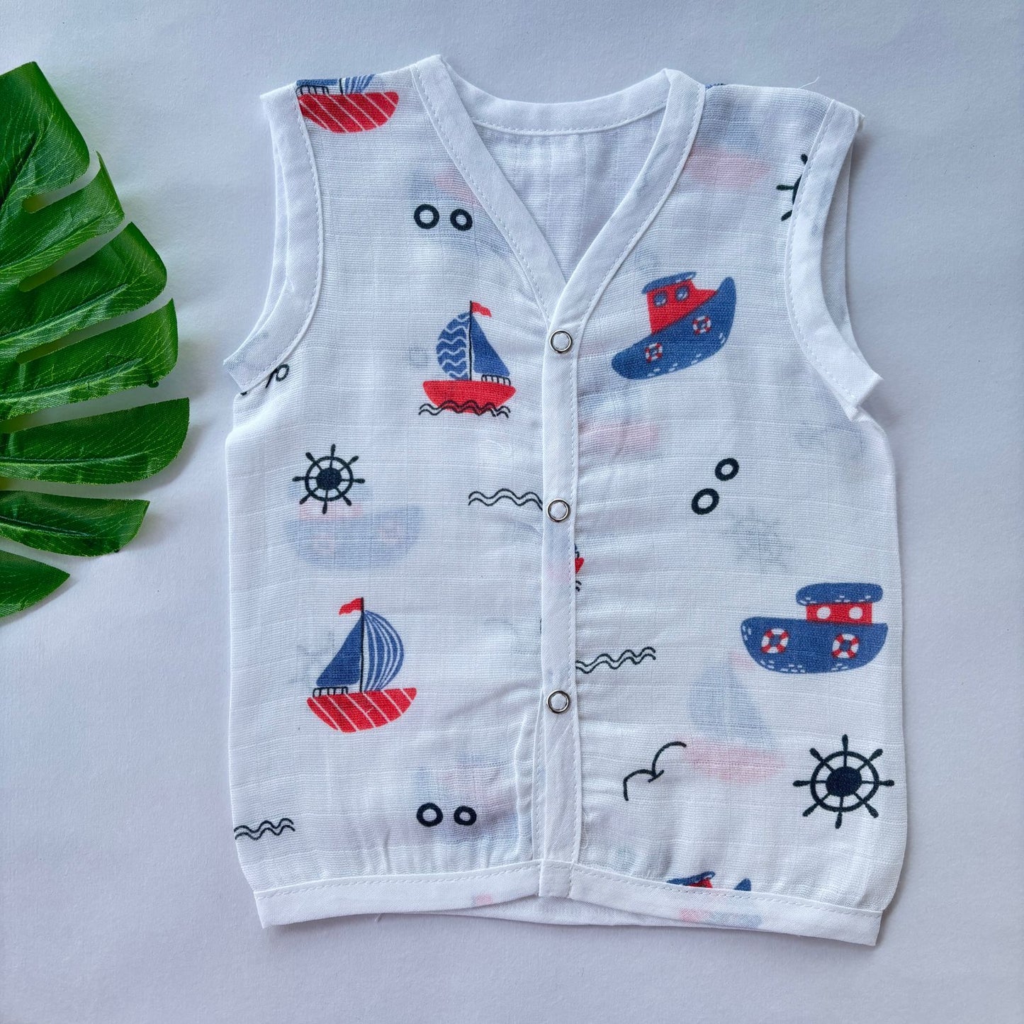 Muslin Button jablas MN01