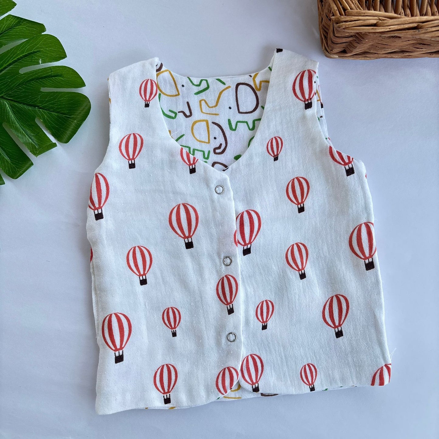 Reversible Muslin Jabla Double Layer MN01