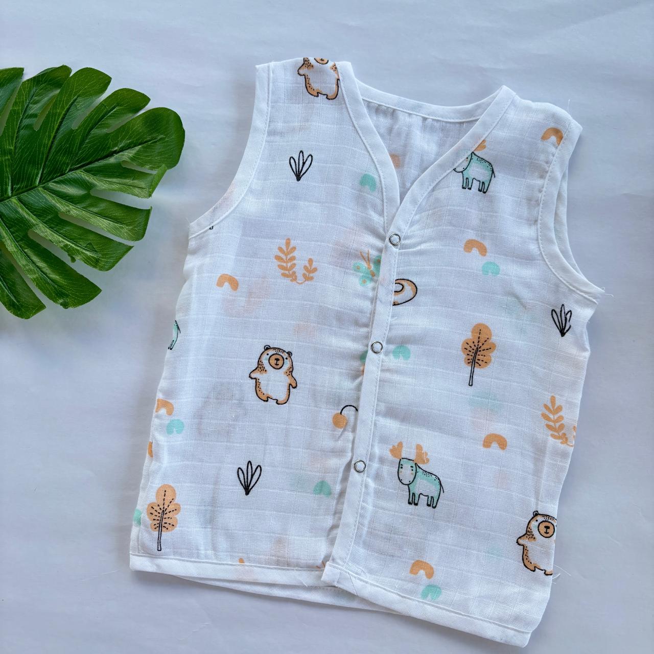 Muslin Button jablas MN01