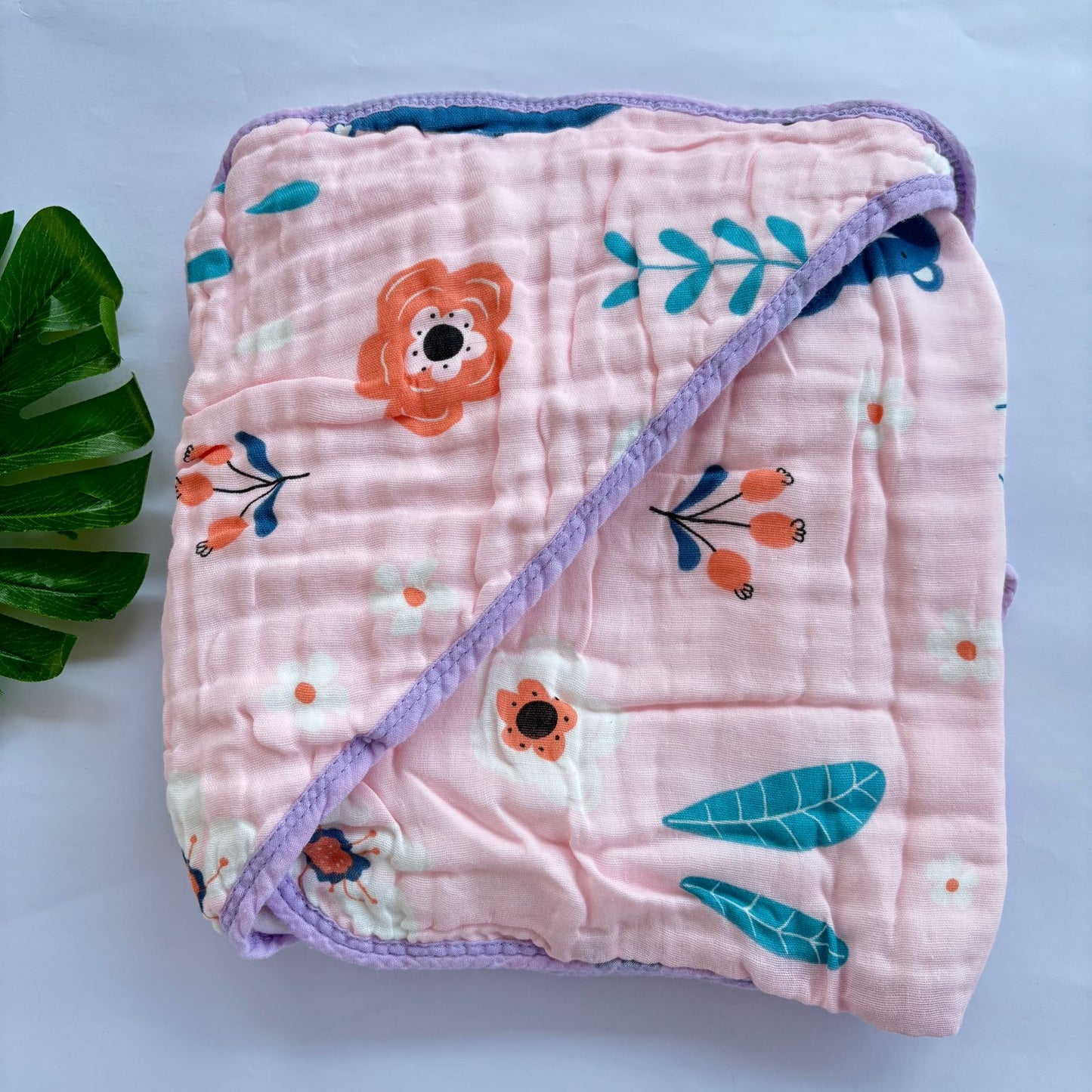 Baby Muslin Crinkled Cap Towel MN01