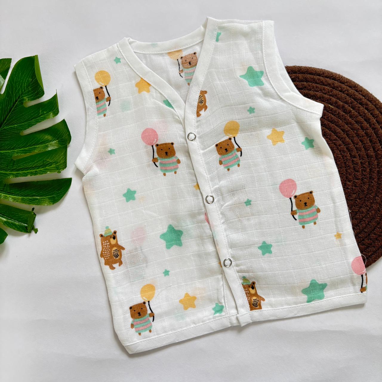 Muslin Button jablas MN01