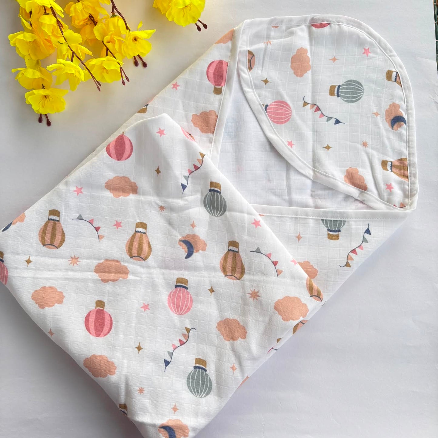 Baby muslin premium cap towel MN01