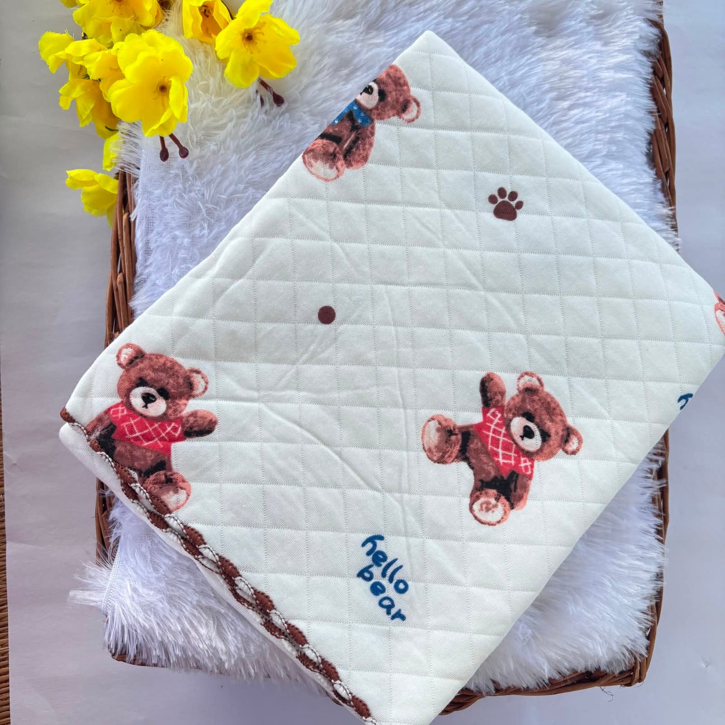 2 layer Muslin Receiving Blanket / Swaddle