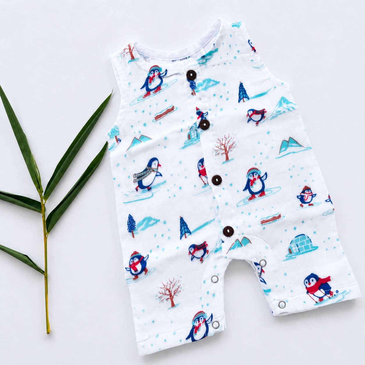 Baby Muslin Sleeveless Romper