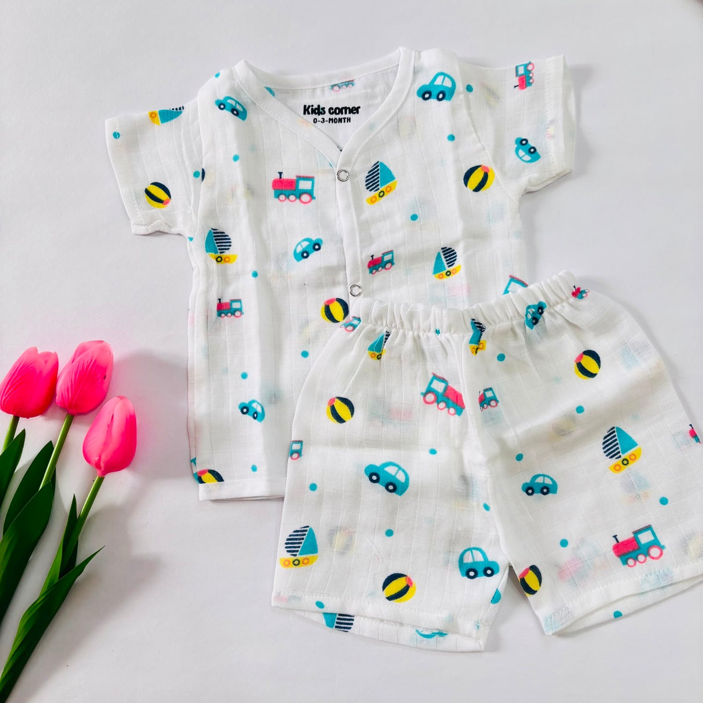 Premium Muslin co-ord set MN01