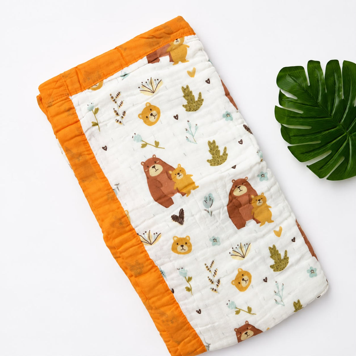 Crinkled Muslin 6 layer Blanket MN01