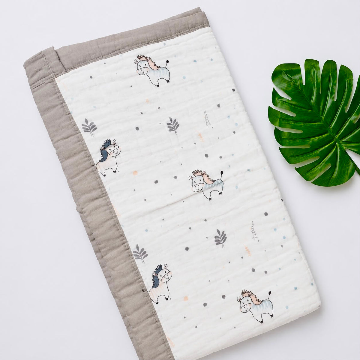 Crinkled Muslin 6 layer Blanket MN01