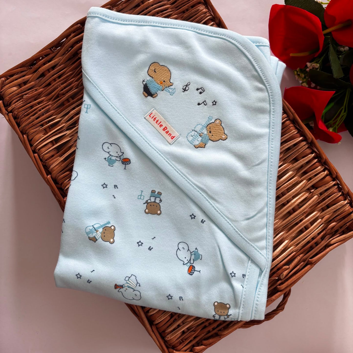 Baby Premium Cap Towel MN01 ( Blue )