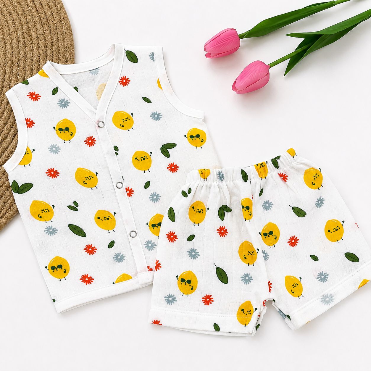 Premium Muslin co-ord set MN01