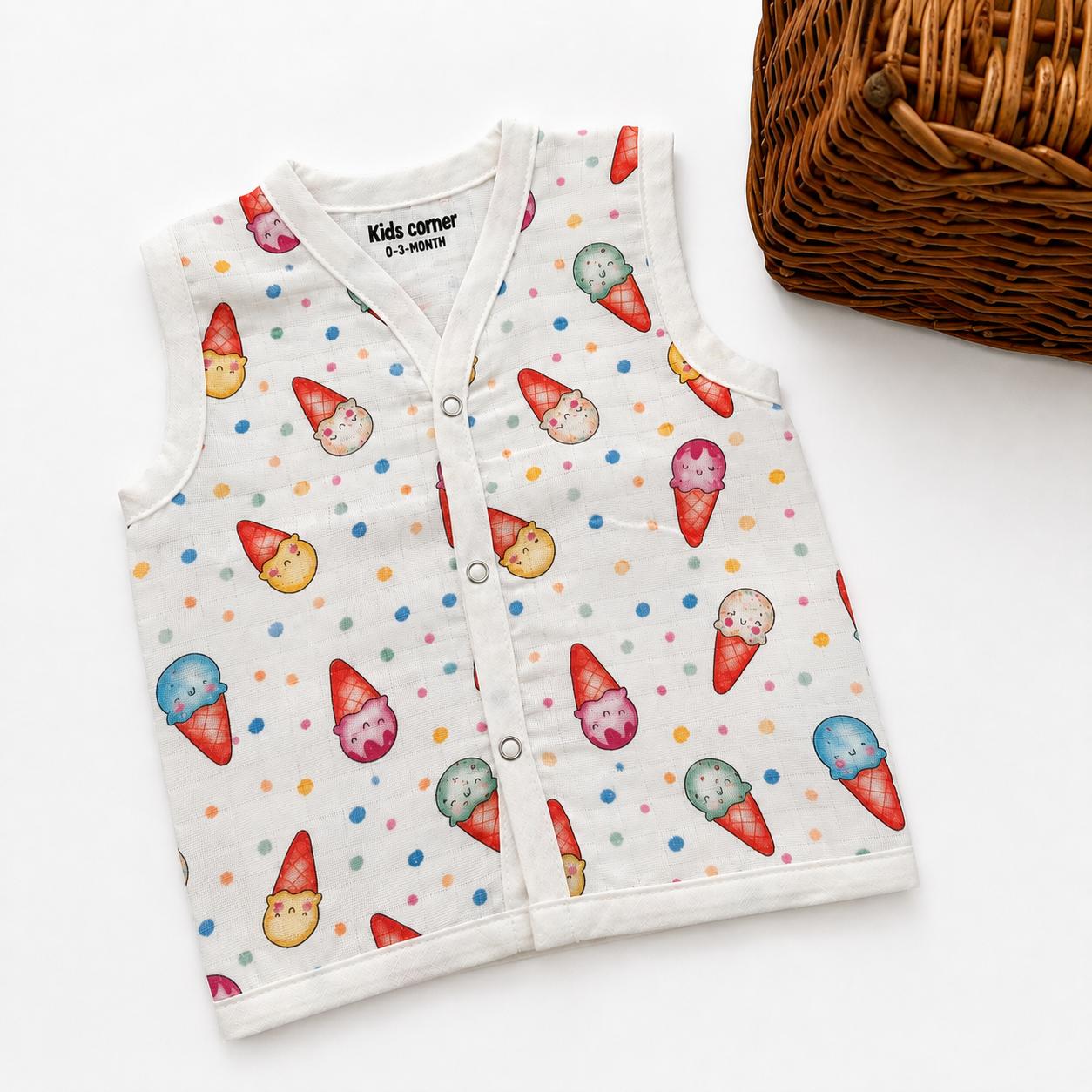 Muslin Button jablas MN01