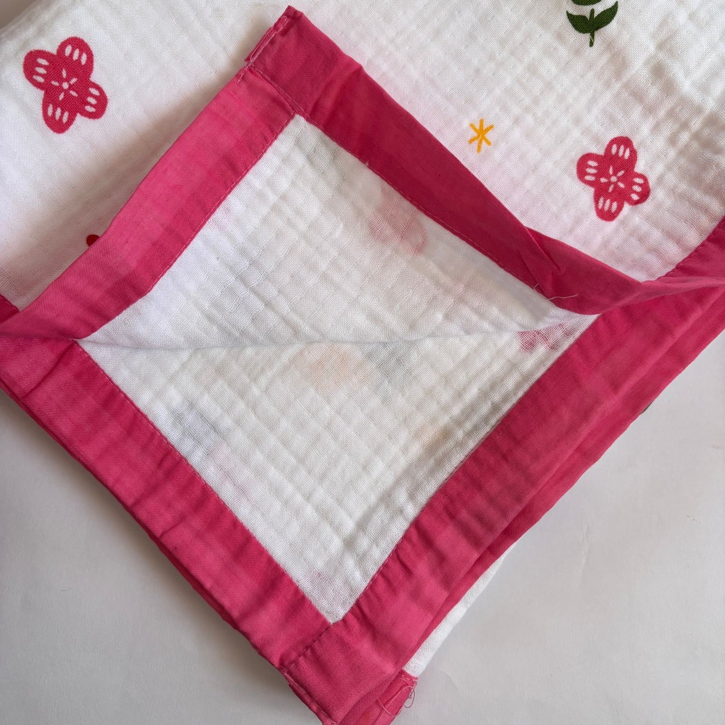 Crinkled Muslin 4 layer Blanket MN01