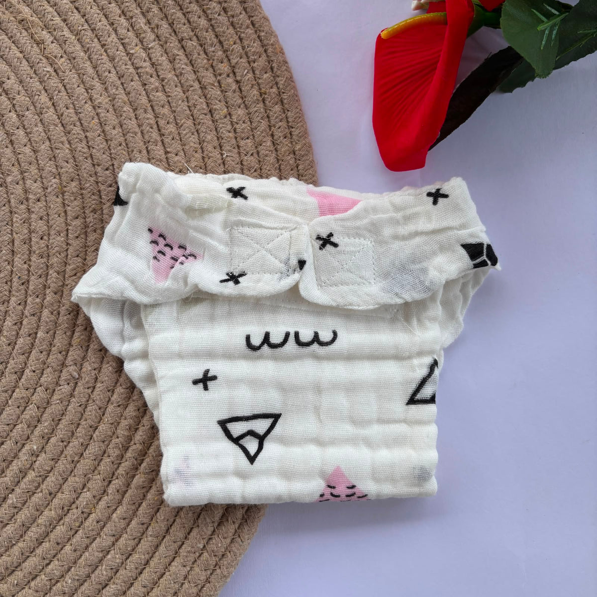 Muslin 6 layer Premium Nappy