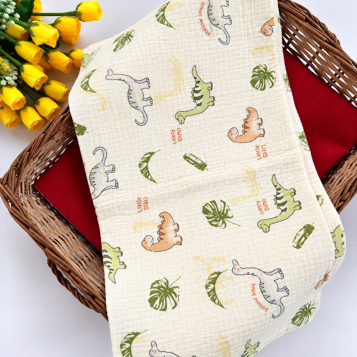 Premium Muslin Crinkled Swaddle Size 100 * 100 cm MN01