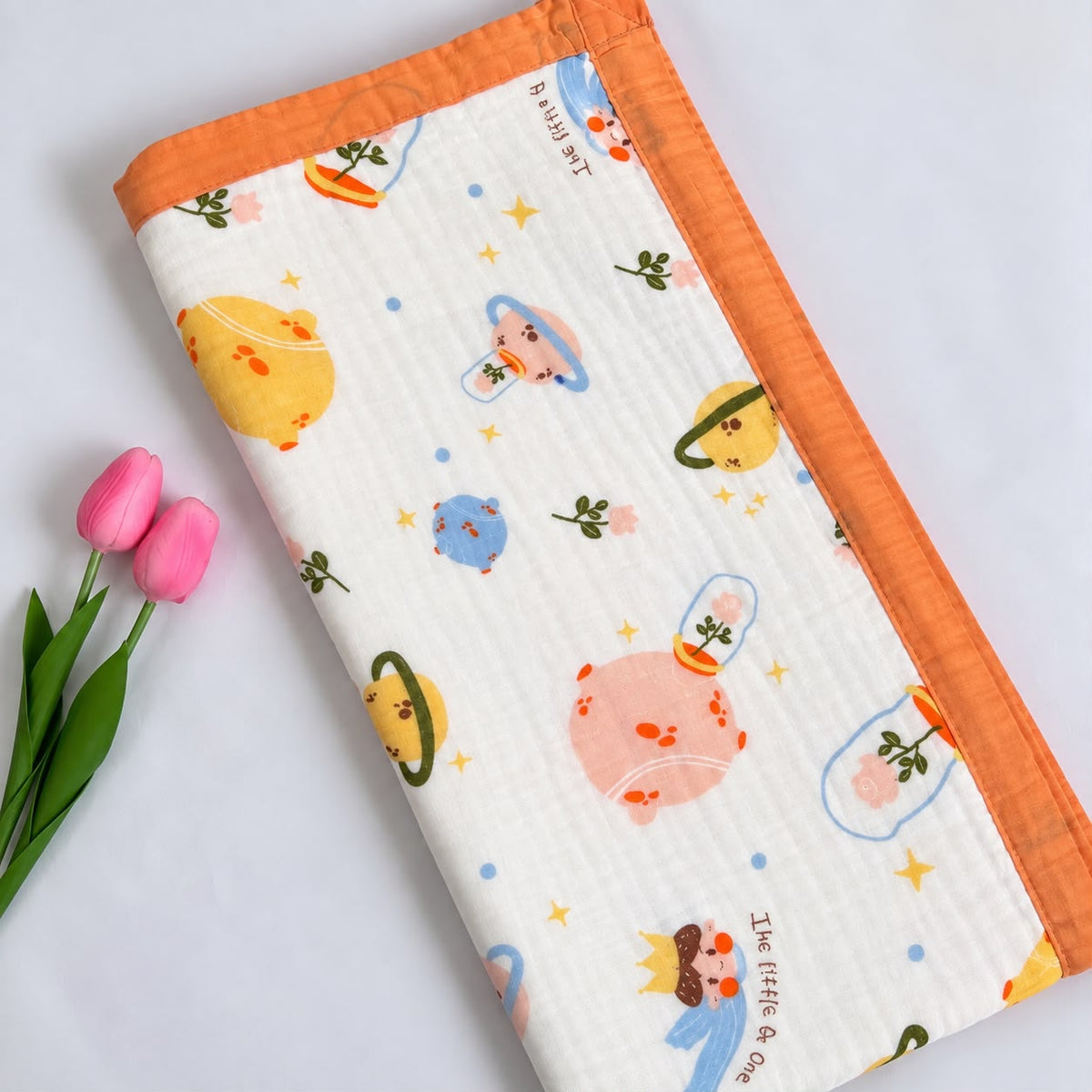 Crinkled Muslin 6 layer Blanket MN01