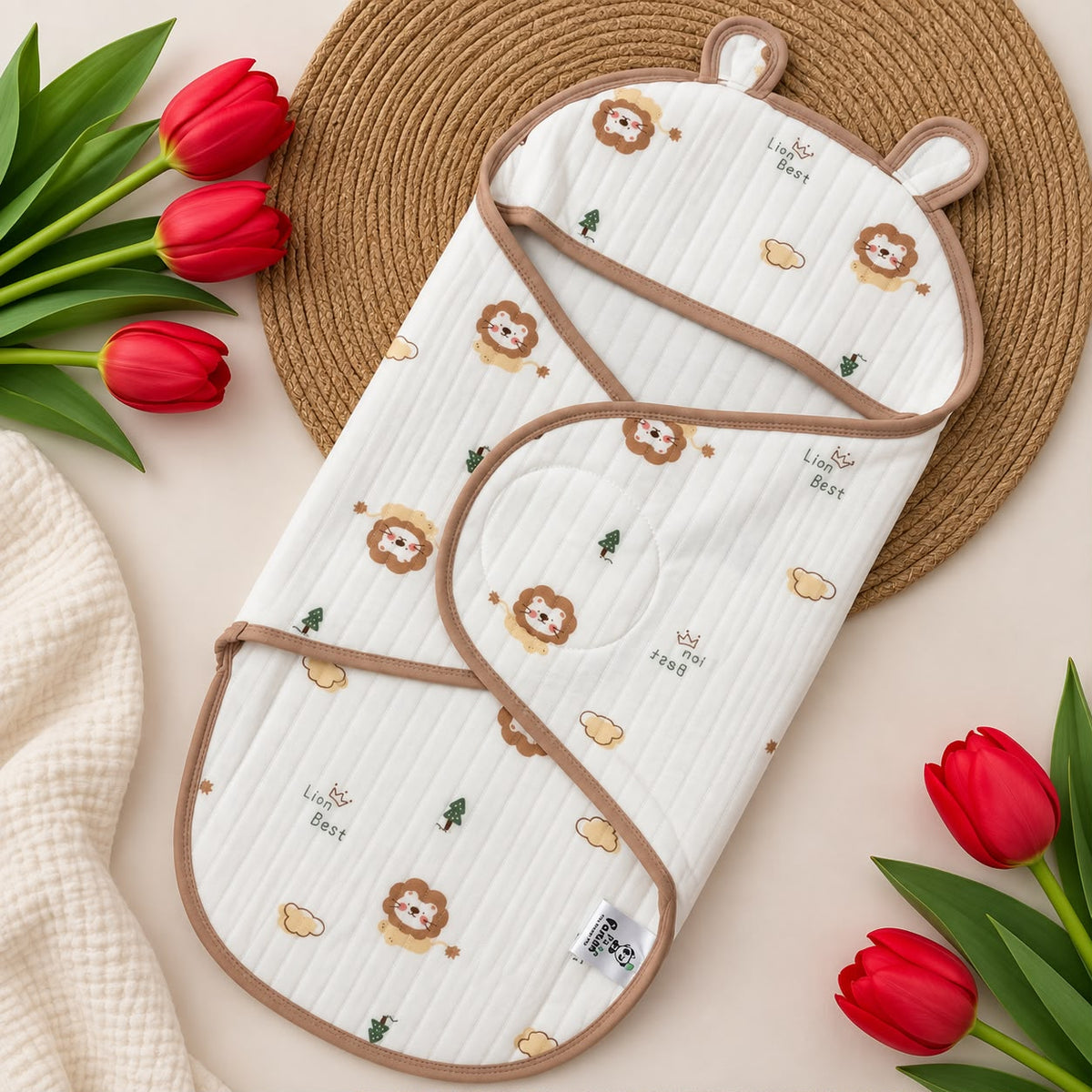 2 layer Muslin Receiving Blanket / Swaddle
