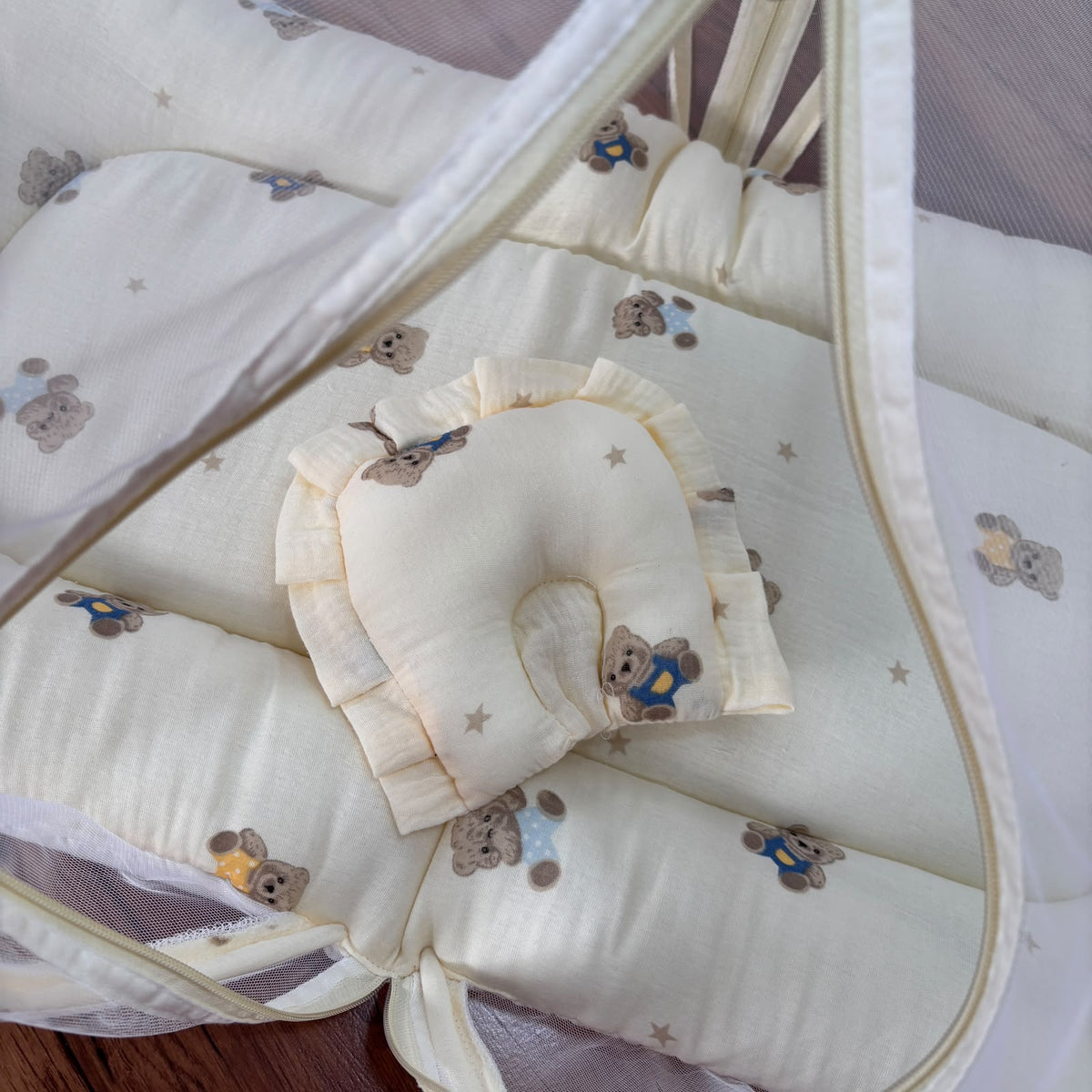 Baby Crinkled Muslin Mosquito Net Bed