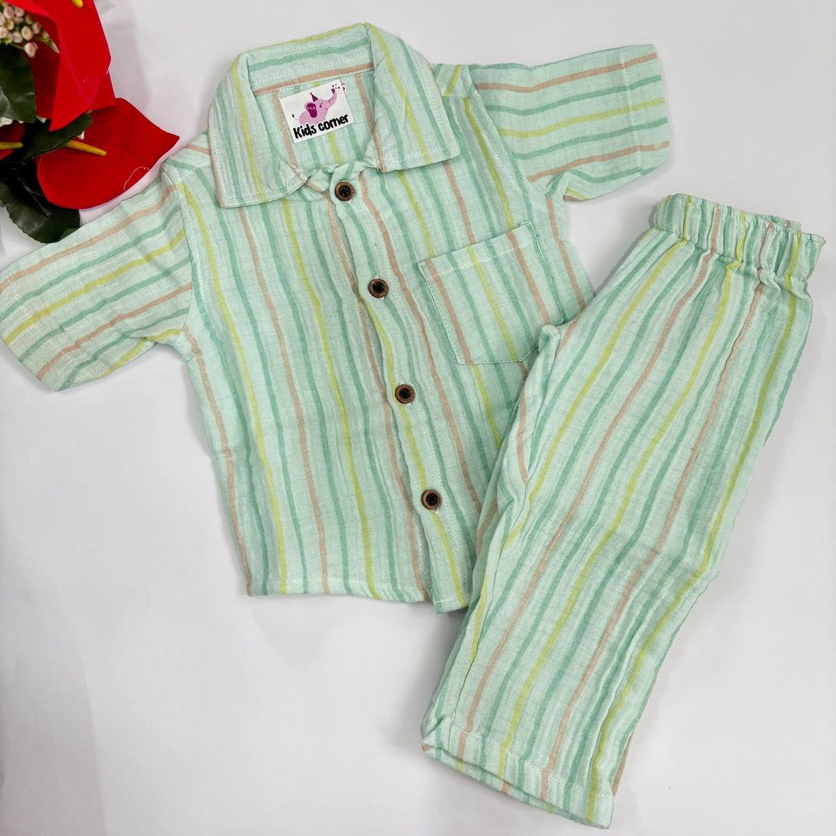 Muslin Full Sleeve Pant co-ord set DL01