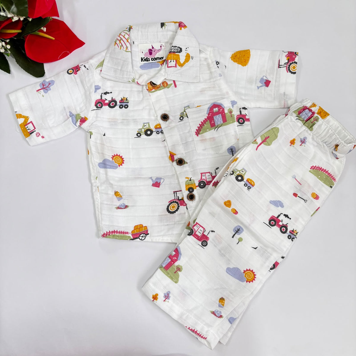 Muslin Full Sleeve Pant co-ord set DL01