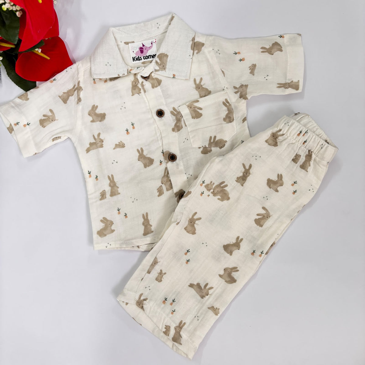 Muslin Full Sleeve Pant co-ord set DL01