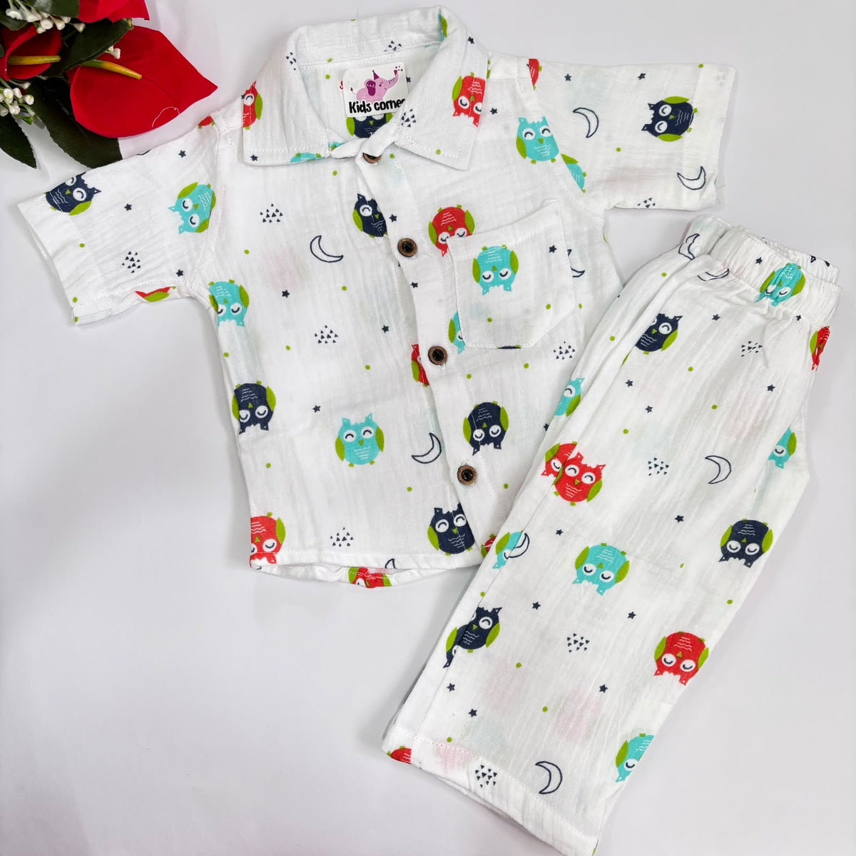 Muslin Full Sleeve Pant co-ord set DL01