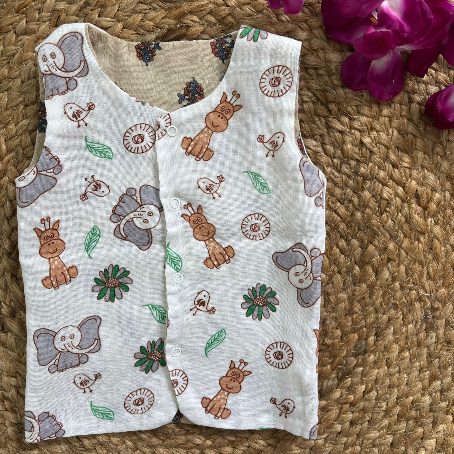 Reversible Muslin Jabla Double Layer MN01