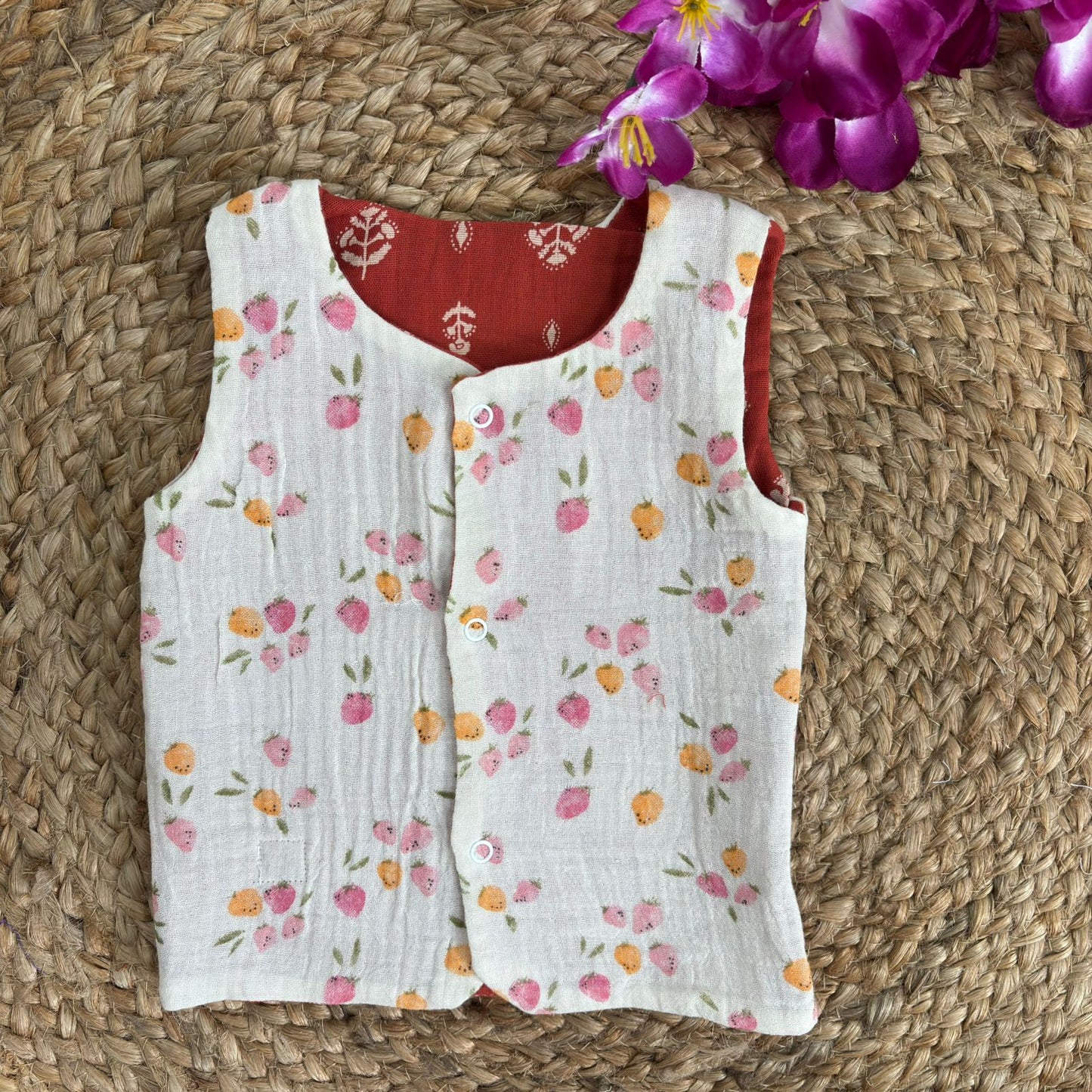 Reversible Muslin Jabla Double Layer MN01