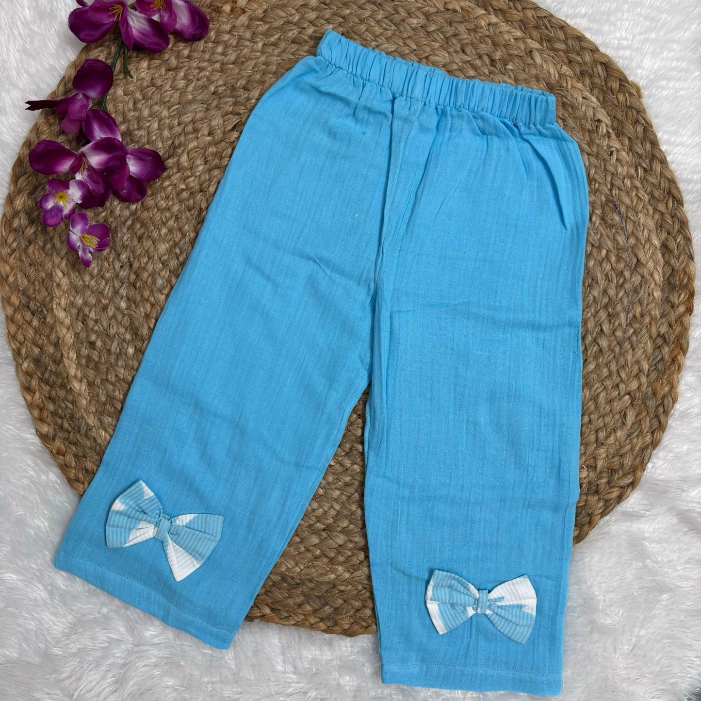 Girls Cotton Pant Co-ord Set