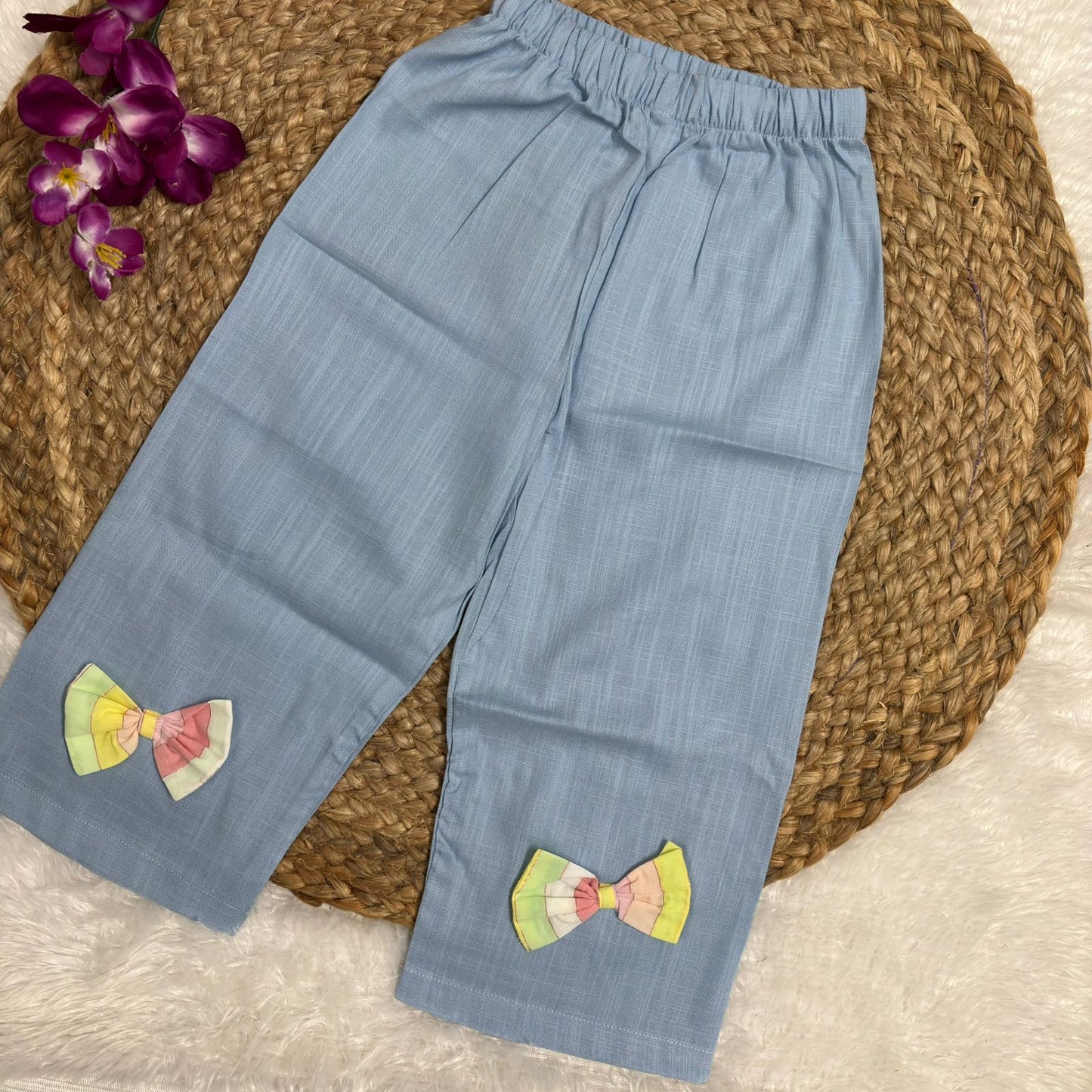 Girls Cotton Pant Co-ord Set