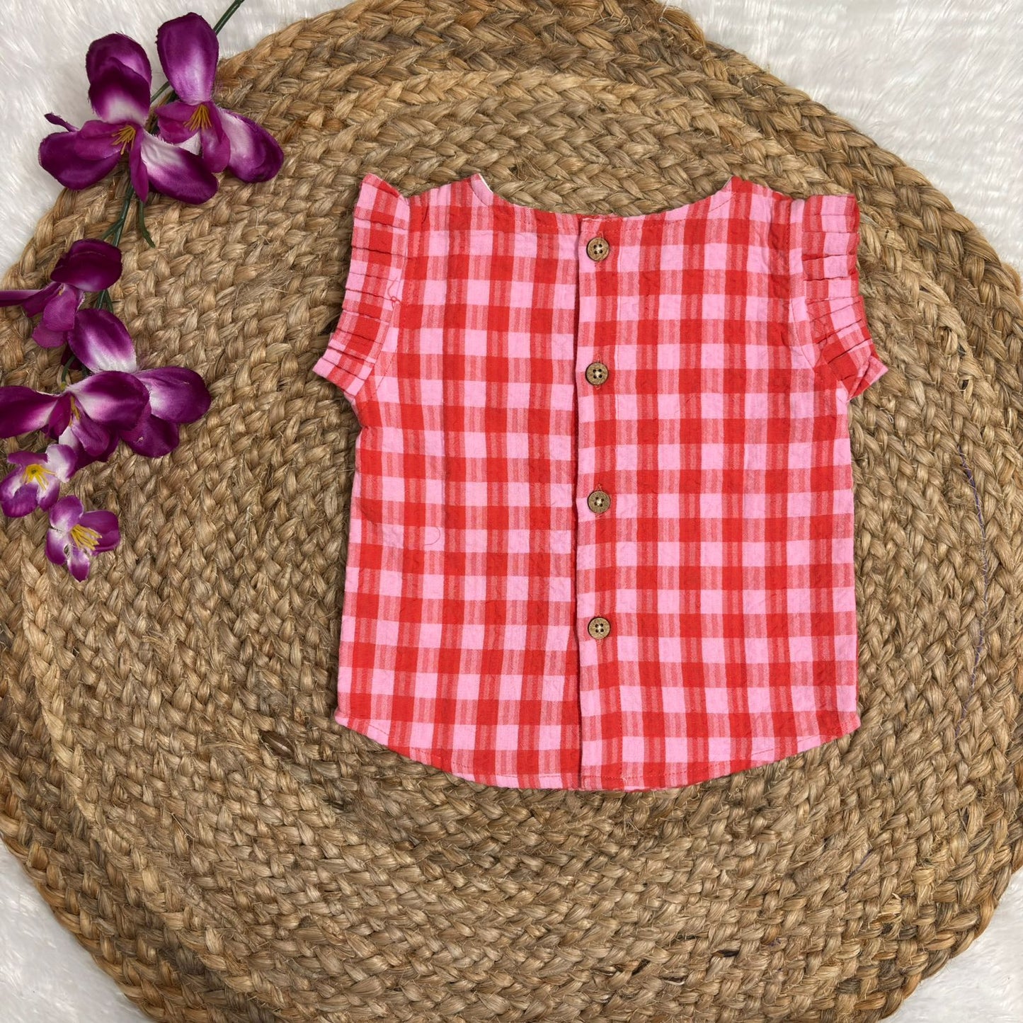 Girls Cotton Pant Co-ord Set