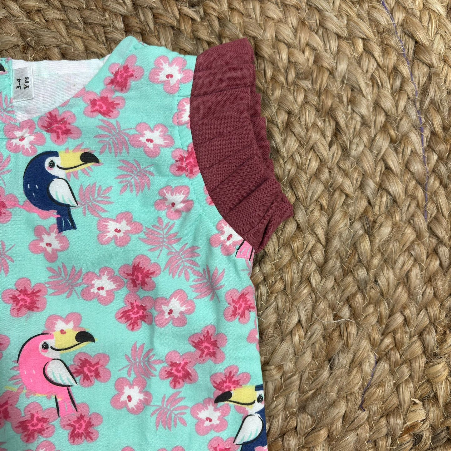 Girls Cotton Pant Co-ord Set