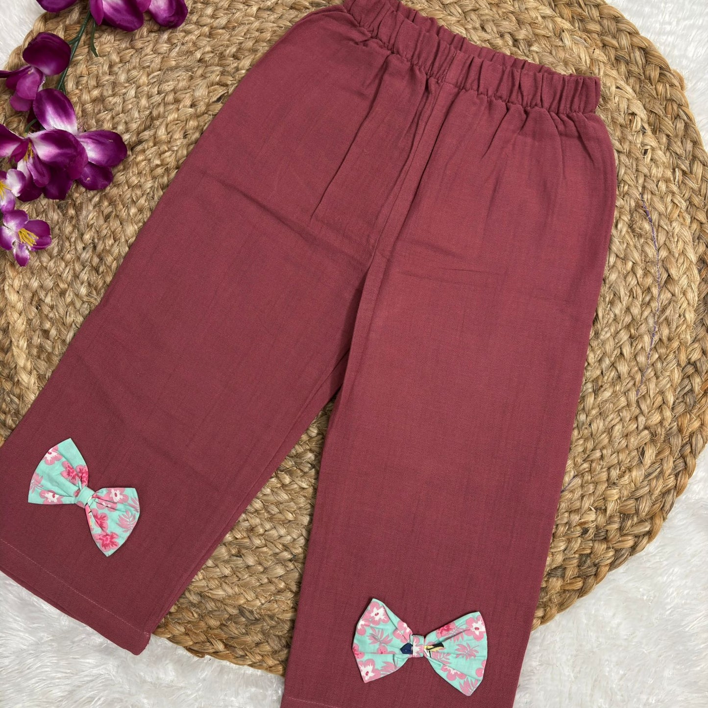 Girls Cotton Pant Co-ord Set