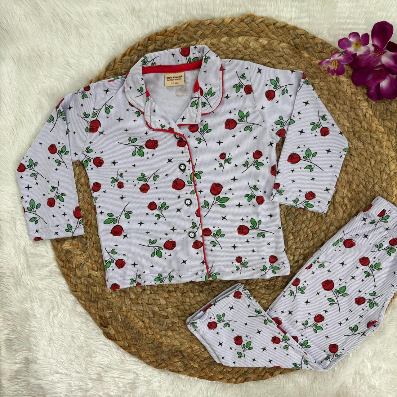 Kids Collar Night Suits KC01