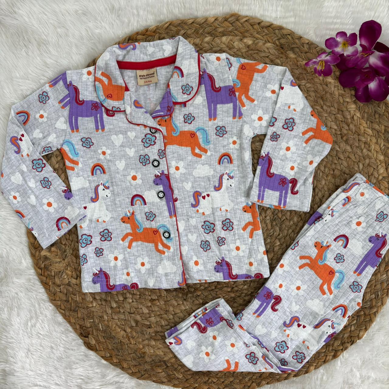 Kids Collar Night Suits KC01