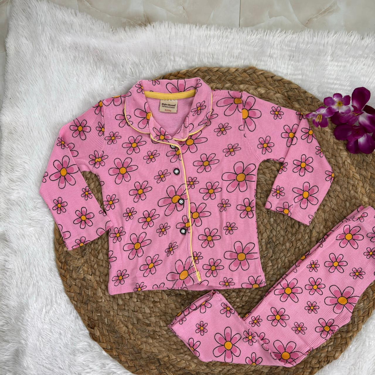 Kids Collar Night Suits KC01